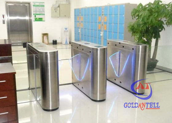 Smart flap barrier turnstile single or bi-directional optional for station airport