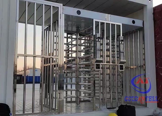 Access Control Full Height Turnstile Gate Fingerprint QR Code RFID Security Barrier Gate