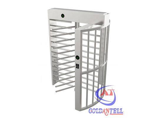 RFID Card Face Full Height Turnstile High Saftey Single / Double Lane For Prison