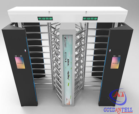 Full Height Access Control High Security Turnstile Bidirectional Automatic