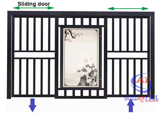Modern Walkway Steel Sliding Gate Aluminum Auto Electric Pedestrian Passageway