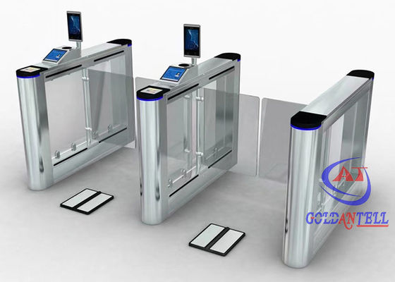 Indoor / Outdoor Disable Entrance Speedgate Turnstile Optical Half Height Turnstiles
