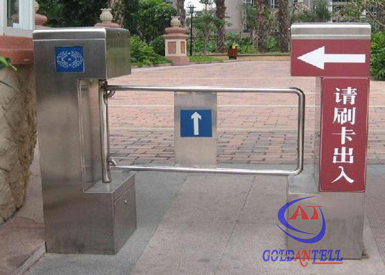 Esd Card Reader RS485 SUS304 90cm Arm Swing Turnstile Gate