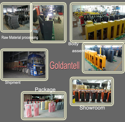 Stainless Steel Electronic Entrance automatic vehicle barrier With 4m Straight Arm