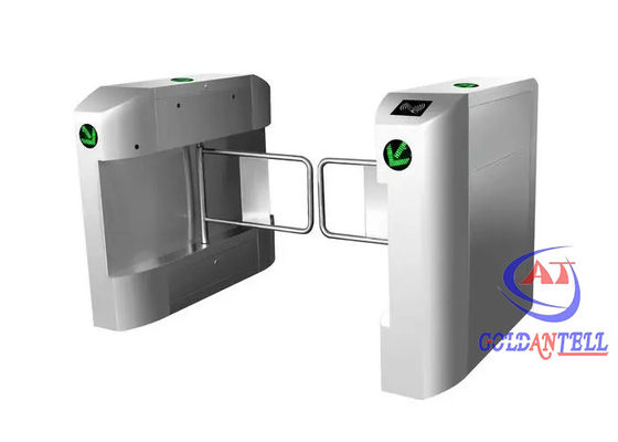 Waterproof Residential Swing Turnstile Gate Electronic RFID Barrier Gate For Gym