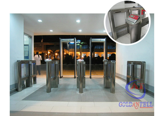Luxury Shape Speed Gate Security Half Height Turnstiles For Fitness