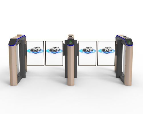 High Security Pedestrian Facial Recognition Wing Gate Turnstile Manufacturer