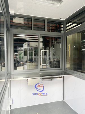 Outdoor Movable Security Guard Booth Stainless Steel Waterproof