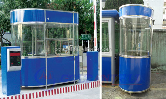 Custom Stainless Steel Security Cabin Prefab Outdoor Guard Booth