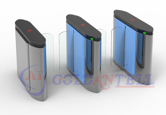 Full Automatic Speed Gate Turnstile with 550mm-600mm Passage Width 30-40 Persons/Min Pass Speed and IP54 Protection