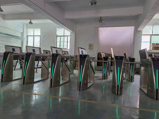 Automatic Half Height Turnstile Gate with Stainless Steel 304 IP54 Protection and 0.4s Barrier Open/Close Time