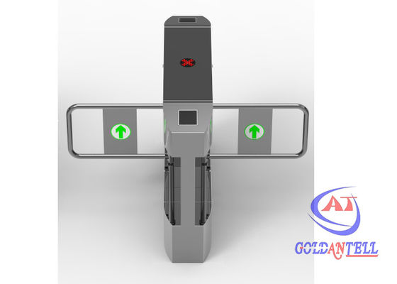 Access Control RS485 SS304 0.6s Swing Turnstile Barrier