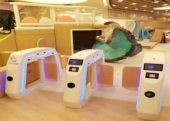 RFID Barcode Facial Recognition Flap Barrier Gate Pedestrian Access Control System