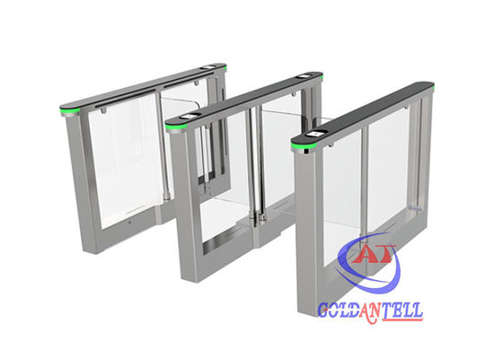 SS304 Security Swing Gate With Face Recognition RFID Access