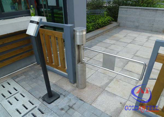 Porta pedestre da barreira do cilindro do sensor do RFID/IR para a comunidade residencial