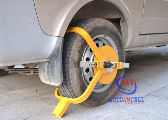 Braçadeiras de roda profissionais amarelas/alaranjadas do carro para reboques/Motorhomes G.W 5.4KG