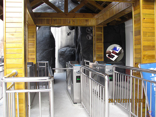 Código de barras/sistemas de gestão automáticos para a área de turista, museu do bilhete do torniquete código de Qr, entrada do cinema