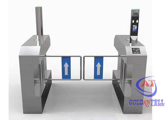 Porta deficiente 304 da barreira do balanço de aço inoxidável para o metro do aeroporto