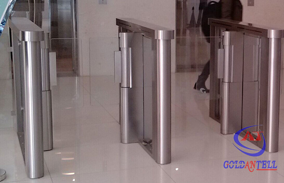 Costume de aço inoxidável de Electronic Turnstile Door 304 do leitor das faixas do cartão/pulso