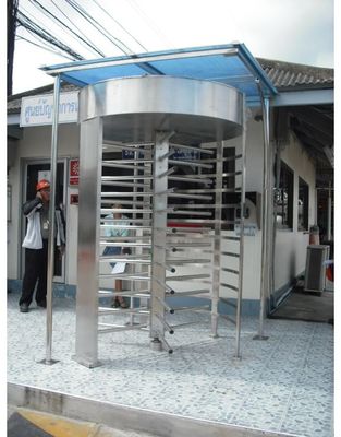 1630*1500*2300mm Single Turnstile Gate / SS Bi - Directional Turnstile