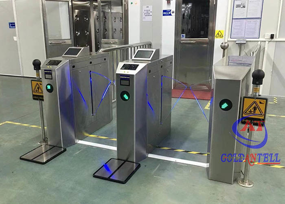 portas automáticas dos torniquetes da entrada do reconhecimento de cara da impressão digital do QR Code da fábrica de 60cm China