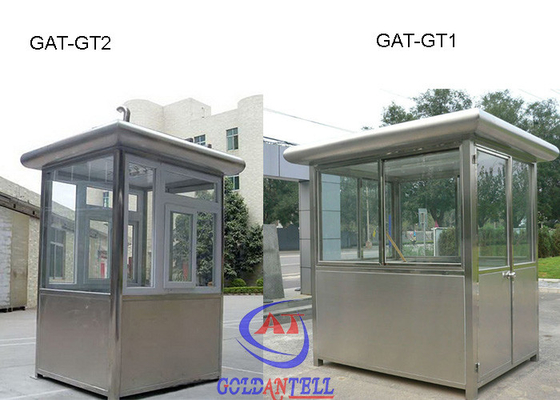 A caixa de sentinela de aço inoxidável do quadro derramou/agente de segurança Booths Movable da casa pré-fabricada