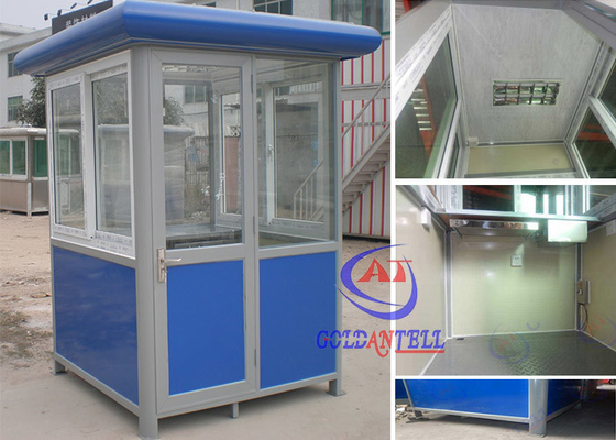 O jardim pequeno da caixa de sentinela do controlo de segurança derramou de aço inoxidável