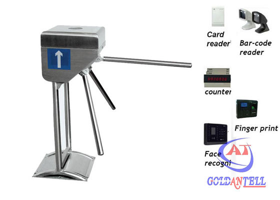 Bus station three arm gate tripod turnstile for Intelligent flow control