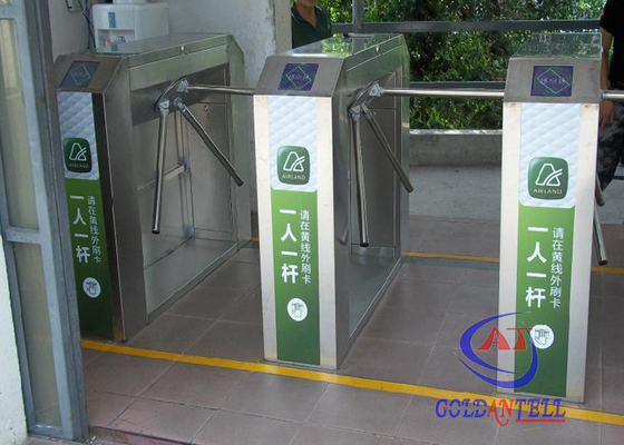 Bidirecional toda a porta mecânica elétrica do torniquete do tripé para a estação da escola do ponto cênico
