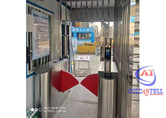 Torniquetes de controle de acesso automático inteligente à prova d'água IP54 para parque de diversões do metrô