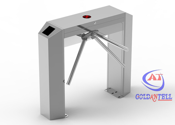 Sistema semi automático do controle de acesso da porta do torniquete do tripé com leitor do RFID
