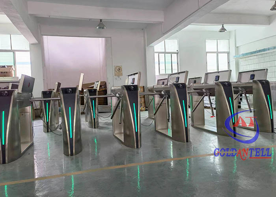 Anti oxidação dos torniquetes exteriores do controle de acesso de aço inoxidável com luzes do diodo emissor de luz