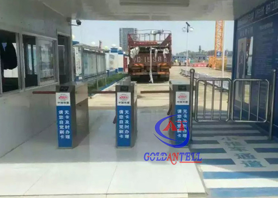Porta semi automática direcional do torniquete do tripé do Bi com o leitor do código de barras de Qr