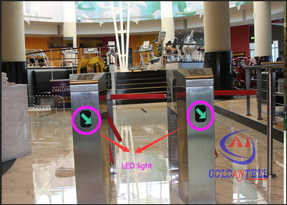 Automáticos biométricos gerenciem altura da porta do torniquete do tripé a meia para a entrada