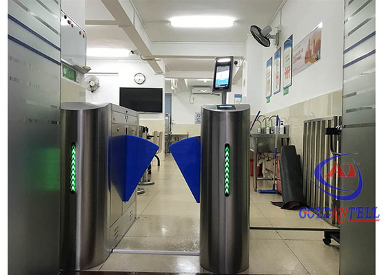 Porta 550-900mm do torniquete da segurança do sistema da segurança com reconhecimento de cara RFID