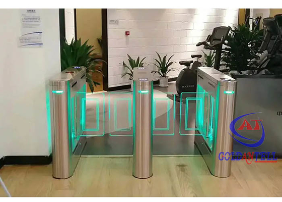 Porta pedestre eletrônica luxuosa do torniquete com o defletor automático do cartão de NFC RFID