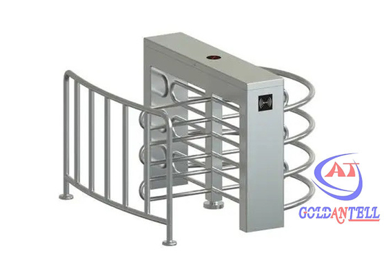 Mecanismo Turn Style Portão de defleção elétrico Turnstile com leitor de impressões digitais