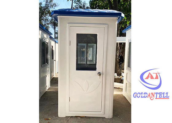 Ar condicionado Cabina de segurança pré-fabricada exterior Moderna pequena casa de guarda