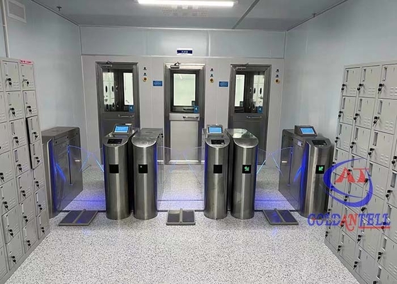 Hotel reconhecimento facial porta de barreira de balanço código de barras bidirecional porta de entrada