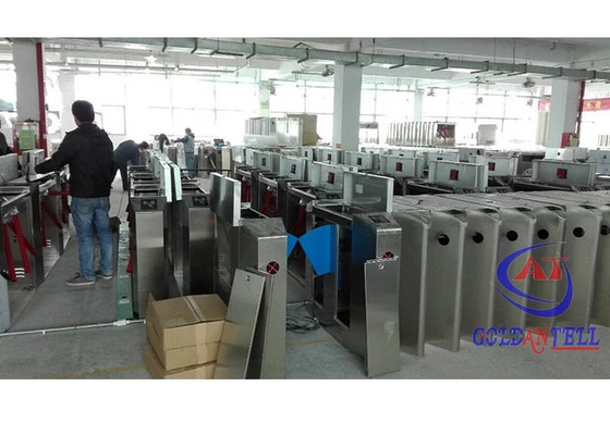 Sensor IR Flap Barrier Turnstile Alta Segurança Full Auto Servo Motor Para Aeroporto