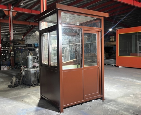 Color Steel Fully Epuipment Integral Ticketing Booth com design e cor personalizáveis