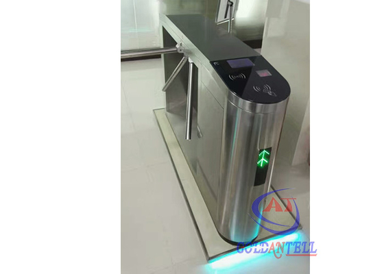 RFID controlled semi automatic tripod turnstile mechanism with Turnstile Motor