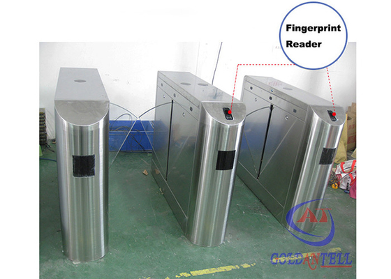 Torniquete de aço inoxidável automático completo bidirecional do controle de acesso da impressão digital do certificado do CE