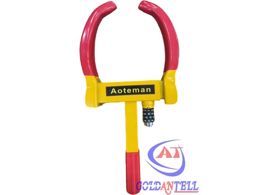 High Security Car Wheel Clamp Lock Com fechadura combinada A3 Steel Suit para SUV Motorcycle Motorhome
