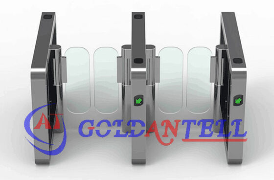High-Speed Electronic Quick-Pass Turnstile Security Contactless Metro Turnstyle with Face & Card Multiple Recognition