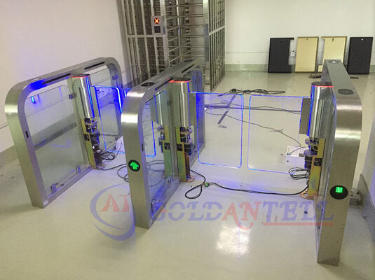 Gym Check in turnstile with qr and barcode reader Swing Entrance Turnstile For Stadium Access Control