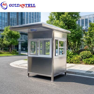 Cabine de Segurança para Estacionamento em Aço Inoxidável Oferecendo Leveza, Resistência e Resistência à Corrosão