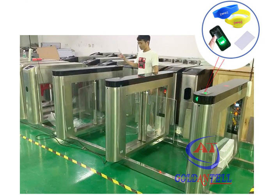 Leitor de código duplo à altura da cintura do torniquete RFID da impressão digital do controle de acesso da porta da segurança