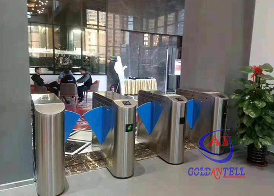Sistema de aço inoxidável do controle de acesso da porta de alta velocidade da barreira de Edestrian para o restaurante Salão
