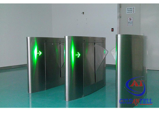 Torniquetes programáveis da segurança de Flap Barrier Gate do leitor de cartão de Rfid para o sistema de biblioteca